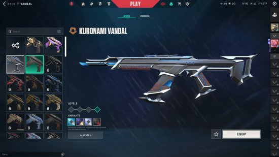 Valorant account — a rich collection of skins, no rank., Sale, Ranked unlocked, Agents: 20, Skins: 16