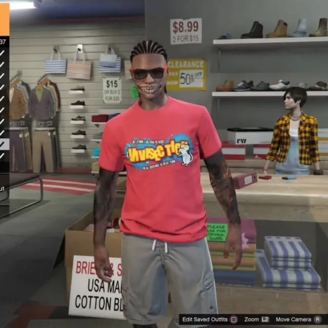PS4 • 4x Fast Run • Male Level 470 • 496M • SW Outfits + Verified Outfits + Frozen KD • #xzRB470