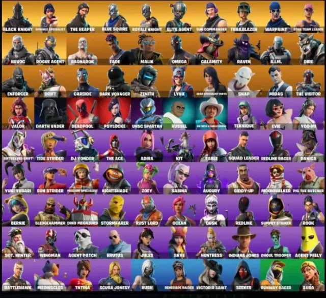 🏷️Stary/old konto🏷️PVE z farmą V-Bucks, Take the L, pierwszy Twitch Prime, Sprzedaż, skiny 89