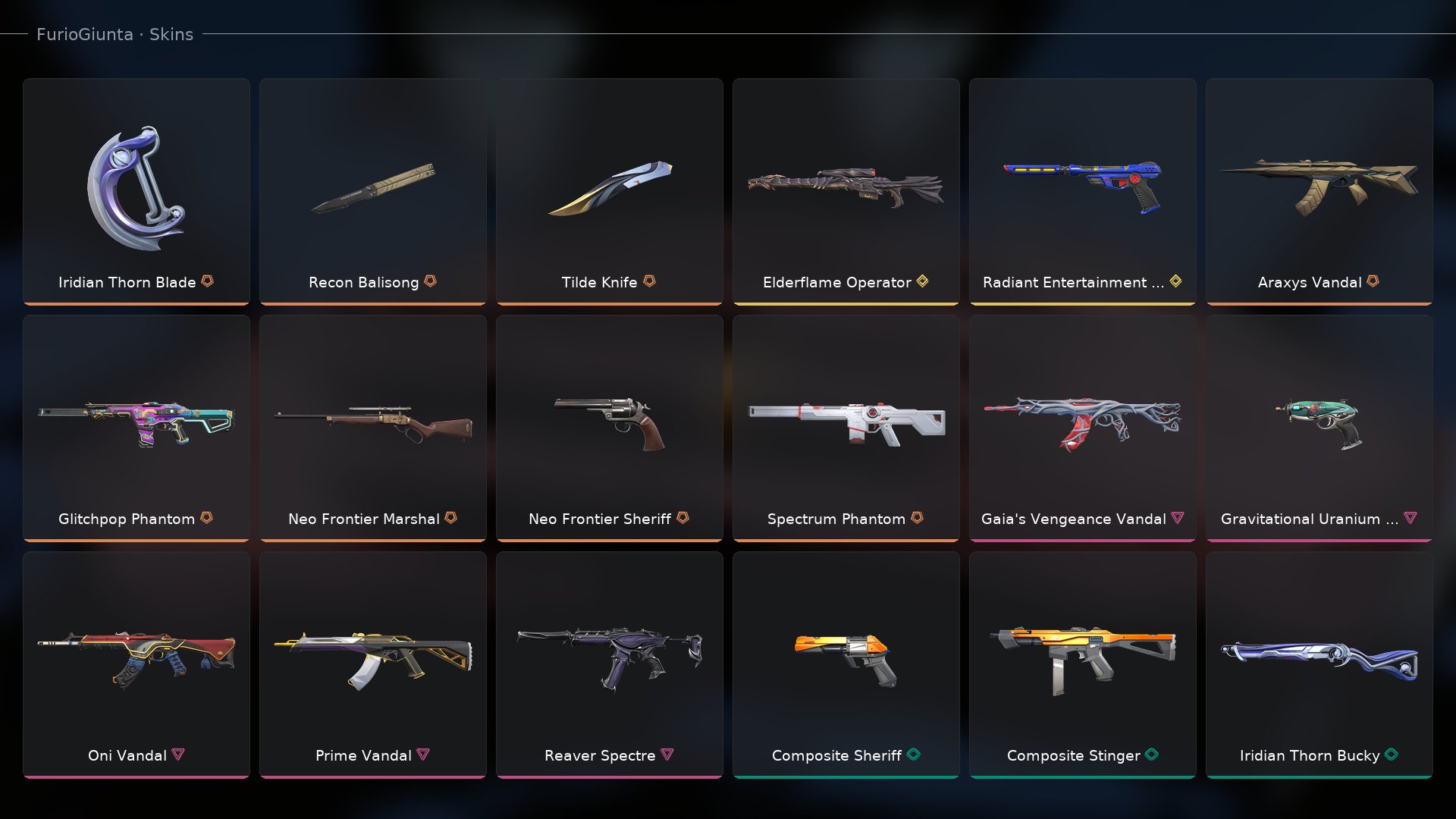 💿 𝟗𝐊 𝐕𝐏 | Karambit Prime//2.0 ― Vandal Reaper ― Sheriff Kuronami, Sale, Ranked locked, Agents: 3, Skins: 3