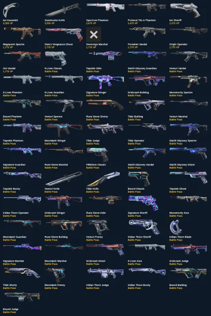 VE212 EU EU | 61 skins | Ion Karambit+Xenohunter Knife+Spectrum Phantom+Protocol 781-A, Sale, Bronze 2, Agents: 17, Skins: 61