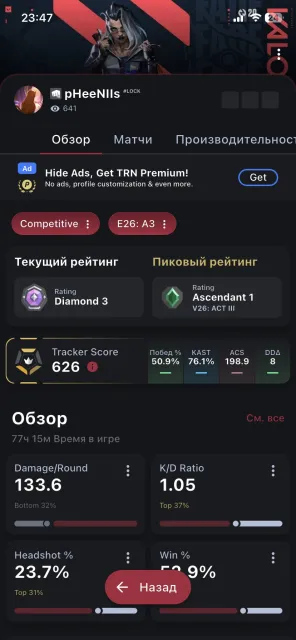 Selling personal account, fully linked, Sale, Bloom 1, Agents: 29, Skins: 25