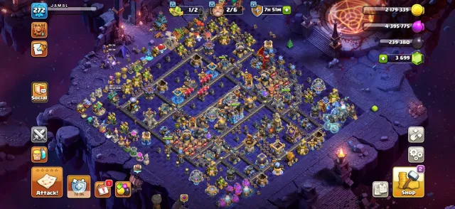 🔥TH 18 Max 99% 🔥 Legend League 2 🔥110-110-95-85-55-25 🔥 All 17x Epic Equipment (11x Max, 18 TH Main Village, 10 TH Builder