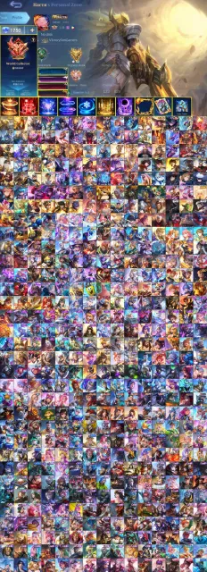 💚6124 Мировий💚Фулл сети ABYSS-AOT-Hero-JJK-KOF-11.11-Ducati-Kung-StarWars-Street Fight-Transformer💚, Продаж, Ранг: Епік, Рівень: 119, Відсоток перемог: 50%, Герої: 133, Облики: 831