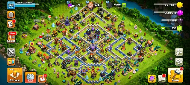TH 18 🧩BUYER MAIL TRANSFER🧩BEST WALL AND DEFENCE EVERYTHING GOOD🧩HERO: 63/64/52/34/14 [FAST]🧩🧩🧩, 18 TH Родной Деревни, 8 TH Строителя