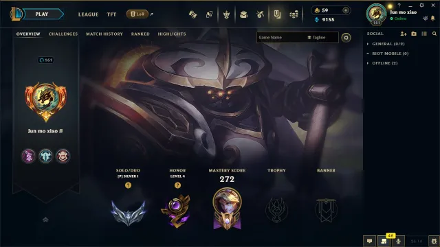 Hand-Lvled Acc 161 Lvl S1 57 Skins. MMR Eme., Sale, level 161, champions 130, skins 57, Silver