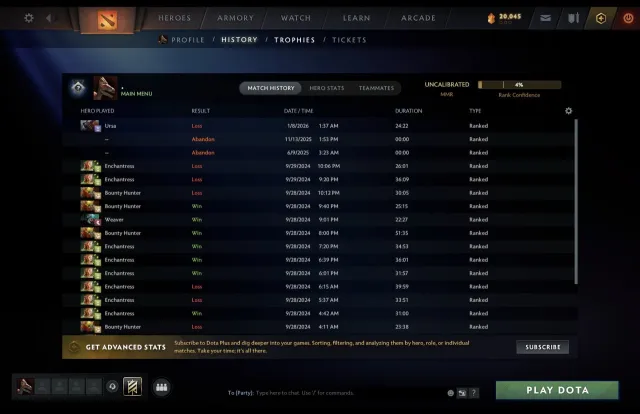 🎮🔥IMMORTAL🔥6000 MMR⚔️🔥✅12000 BEHAVIOUR✅✨LC ARCANA✨124 trophy⚔️main pool🎯46 double down, Sale, 6000 MMR, 12000 Behavior score, 12000 вежливости, 9570 games, 8768 hours