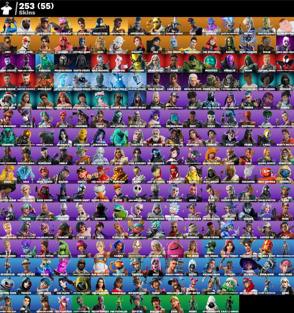 🎨 350 skins | 🌟 Fortnite account