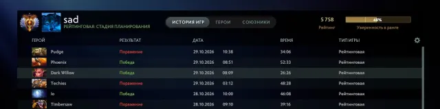 Just selling my main account 5700 MMR without hidden pool and smurf pool