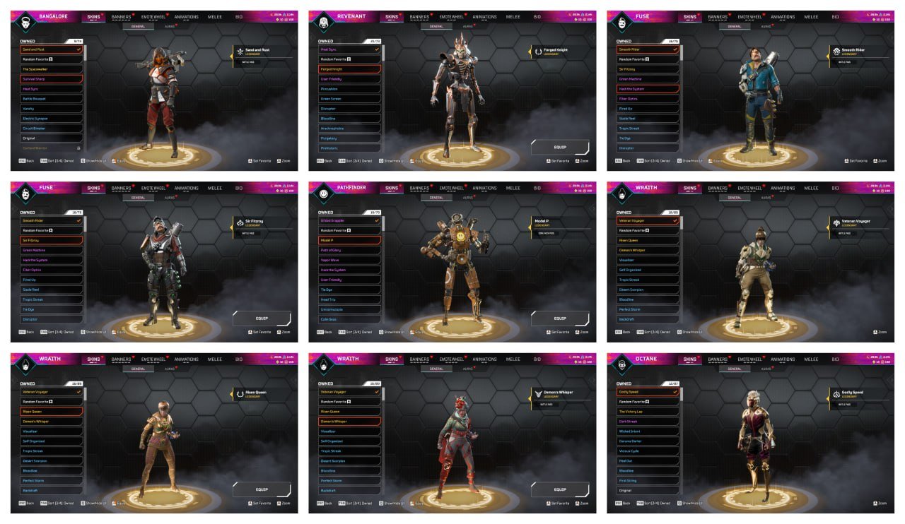 🔥 APEX LEGENDS 297 LVL | 126/125 LEGENDS | 2140 METAL | FULL ACCESS 🔥