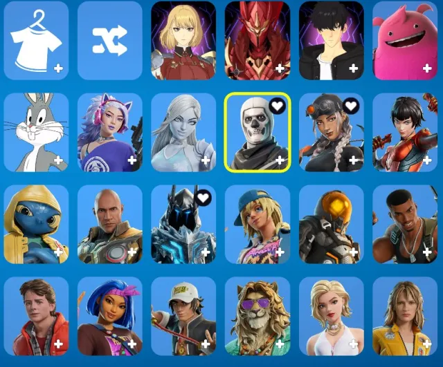 🔥 [OLD]💀 SKULL TROOPER 🕷️ SPIDER-MAN ⚔️ GERALT 🏹 LARA CROFT 🦸 SUPERMAN 🌟 COLLABS AND OLD BATTLE PASS ✅EMAIL✅, Sale, skins 92