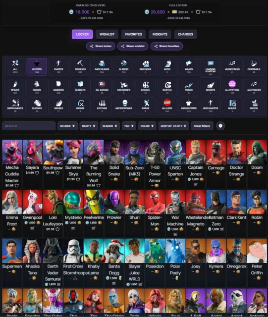 🔥 156 skins | DARTH VADER SAMURAI | SAYARA | SANTA DOGG | FULL ACCESS | WARRANTY 🔥, Sale, skins 156