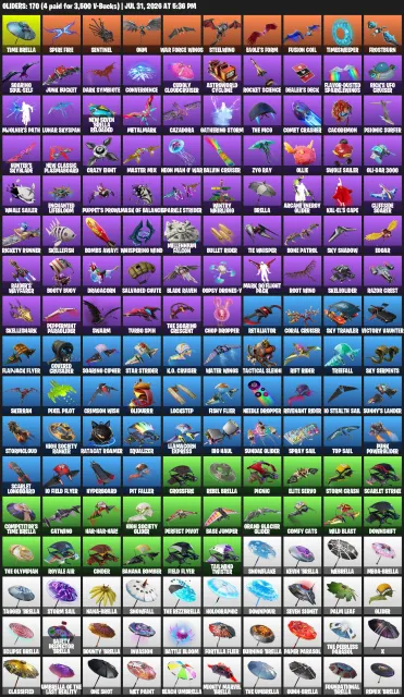 Fortnite | 262 Skins (Travis Scott, Naruto) | Full Access, Sale, skins 262