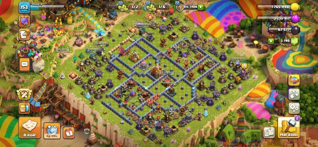 🔮 TH 16 💎153LVL👑ГЕРОИ - 80/84/46/50/33/11 +🏆12072 кубков (CLASH ROYALE) ОТДАЮ С ПОЧТОЙ🔮, 16 TH Родной Деревни, 9 TH Строителя