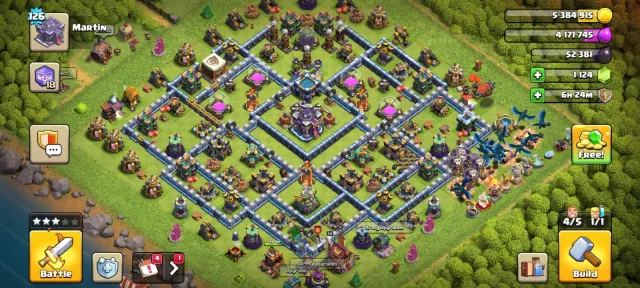 🏆 TH15 PREMIUM ACCOUNT 🏆 9X EQUIPMENT 🏆 152 CWL MEDALS 🏆 HEROES 50-61-33-23-18 🏆 NC YES 🏆, 15 TH Родной Деревни
