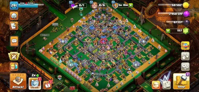 🔥 Rare 9 Legendary Skin Sets | 👑 Fully Maxed TH18 | 💥 60% Discount Shop | ⭐ Level 291, 18 TH Родной Деревни, 10 TH Строителя