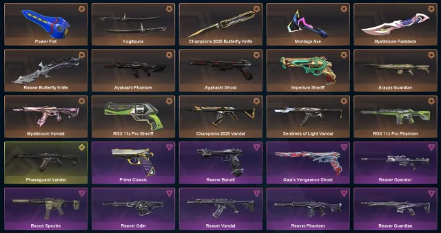 EU/TUR | Champions 2025 Bundle 🎉 | Kogitsune Bundle 🐺 | All Reaver Collection ⚔️ & More, Продажа, Алмаз 1, Агентов: 16, Скинов: 25