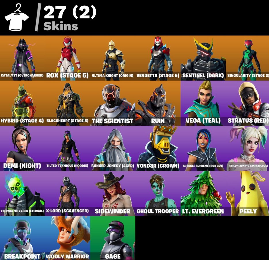 ✔️✨(Eternal) Voyager Rox (S5) Ultima Knight (Origin) Vendetta (S5) Sentinel (Dark) | Warranty✔️, Sale, skins 27