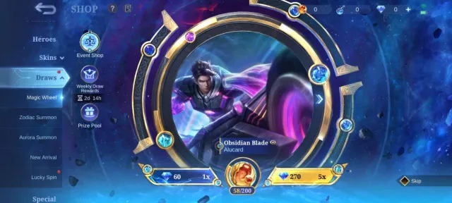 Star Lesley collector Natalia deluxe 25 EPIC Harley change Lancelot Gaara Vale emblem Max, Sale, Rank: Mythic, Level: 96, Winrate: 52%, Heroes: 115, Skins: 215