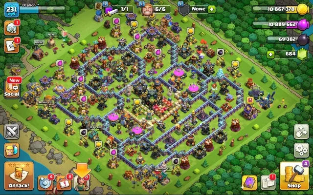 17 TH 90% фулл | 231 LVL | 90/100/83/75/50/6 | фулл снаряга + 337 лвк, 17 TH Родной Деревни, 10 TH Строителя