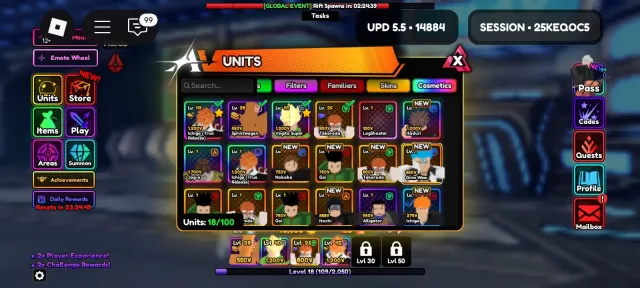 TOP STARTER ACCOUNT WEDGETA MONARCH ANEWO AND 2 ICHIGO, Accounts