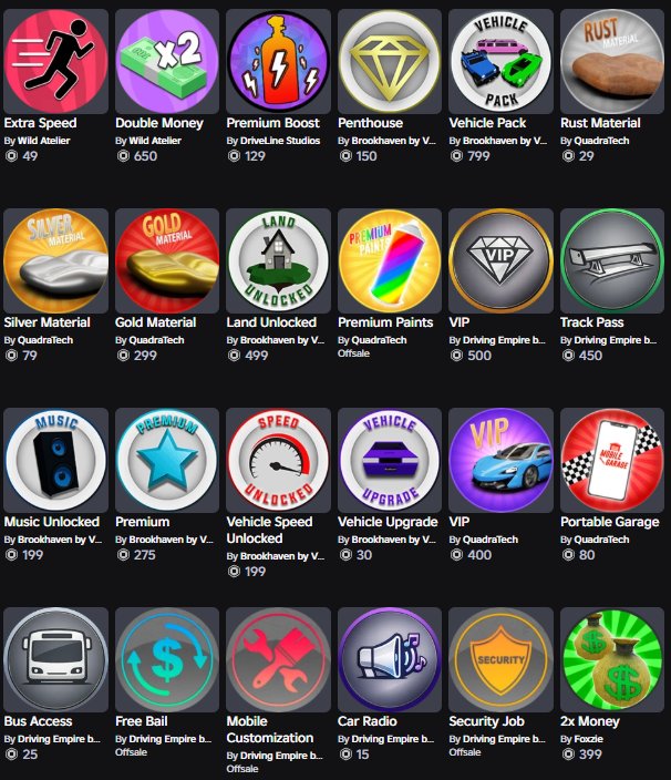 🔥 Brookhaven + Vehicle Legends | pass 5900 RB, Sale, Voice chat: No