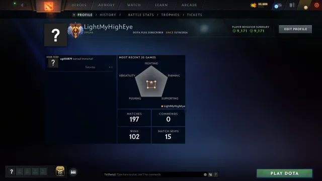 ✿ Level: 22 ✿ INSTANT DELIVERY 24/7 ✿ Native email without top-ups ✿ 100% Guarantee, Sale, 5724 MMR, 9171 Honesty, 9171 Politeness, 193 matches, 224 hours