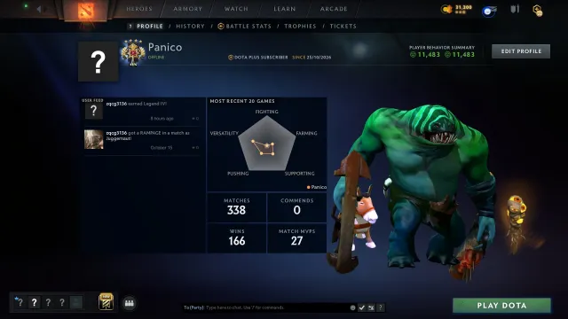🌸 3616 MMR🌸 EIGENE EMAIL, KEINE KÄUFE 🌸GARANTIE ≽^•⩊•^≼, Verkauf, 3616 MMR, 11483 Anstand, 11483 Höflichkeit, 275 Spiele, 187 Stunden