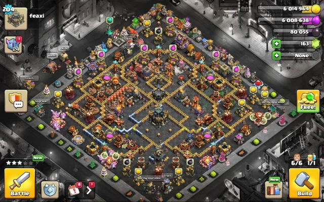 17 TH с прокачкой фулл 16 | 204 LVL | 77/90/46/43/29/6 | донат оформа | топ экипа, 17 TH Родной Деревни, 10 TH Строителя
