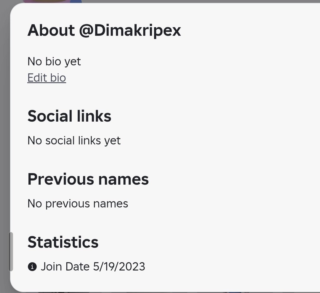 Account since 2023 ♥️, Sale, Voice chat: No