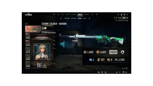 ░▒▓█🌟 STEAM 🌟【 GLASYA 】🟩 PROG KAR COSMIC 🟩 1800 G-COIN + 357 COUPONS ✅, No BATTLEGROUNDS Plus