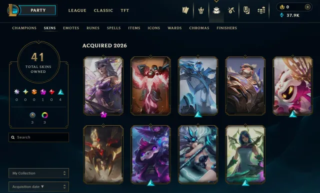 ⭕AUTO-DISPATCH⭕37.900+ SE⭕ Prestige Faerie Court Katarina⭕Mail not attached⭕, Sale, level 40, champions 35, skins 41, Platinum