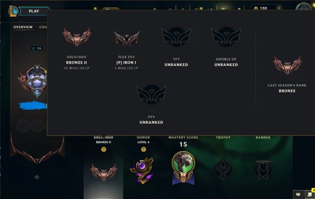 🏆Euw❄️ Bronze 2 44Lp ❄️Handmade S16, Sale, level 36, champions 21, skins 4, Bronze