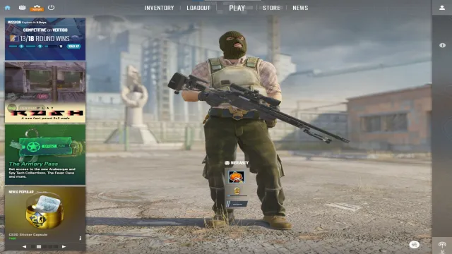 Cs2 prime account (Full access), Sale, Inventory empty, Has PRIME, Competitive