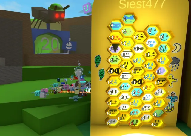 Account in Bee Swarm Simulator — originally created as a "twink", Sale, Voice chat: No