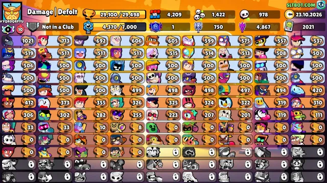 🏆29100 CUPS🏆🥊85/108 BRAWLERS🥊🌈 83 SKINS ≈8K GEMS🔥✅11 11TH POWER✅1 PRIME✅, 29100 cups, 85 brawlers, 1 prime