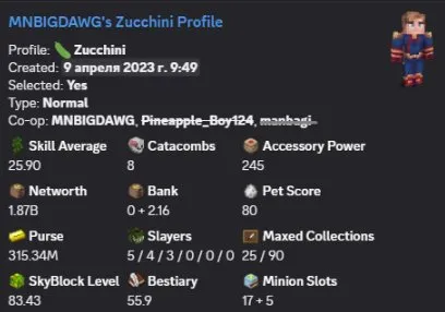 MVP+ / 1.9B NW / 11 GARDEN / 4 HOTM / 25 SA / 300M PURSE / 83 LVL SB / 43 FARMING / MAIL, Sale, All account data
