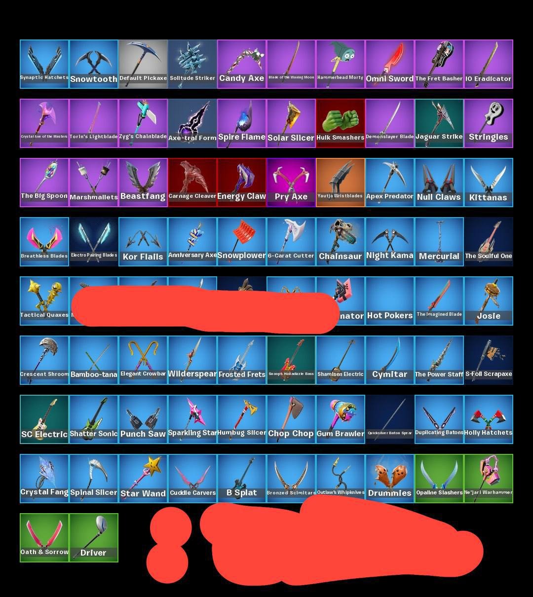 Selling a full-access account. Lara Croft, Cora, Deltic Rocket, and other exclusives.