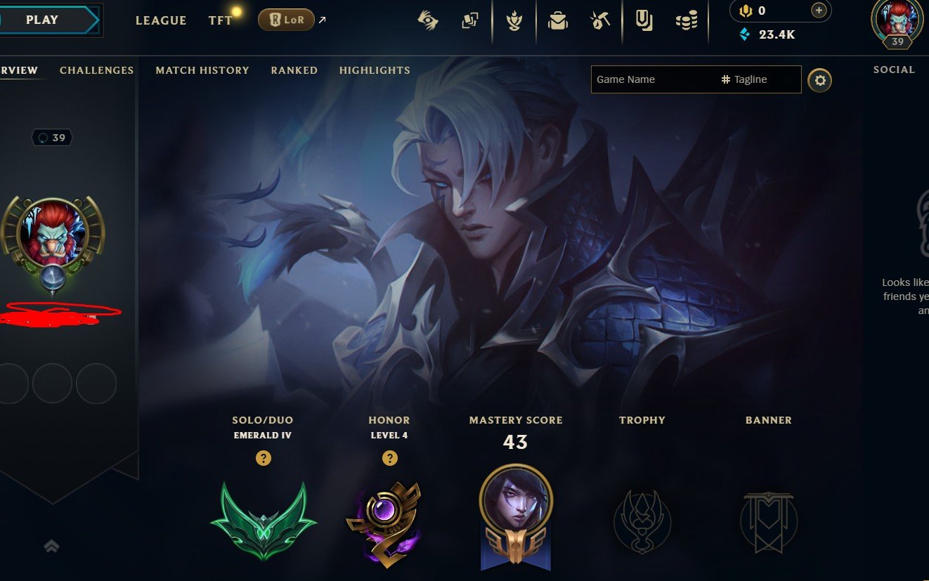 🔑EUW🔑51% Winrate🔑S16 Emerald IV🔑Emerald II MMR🔑Handleveled🔑41 Champs🔑10 Skins, Sale, level 39, champions 41, skins 10, Emerald