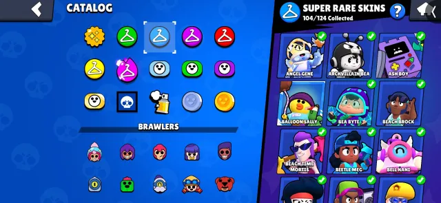 💯Very fat account | 2023 year | many skins, bought 2 BPs + and 1 simple, 120000 trophies, 106 brawlers, 108 primes