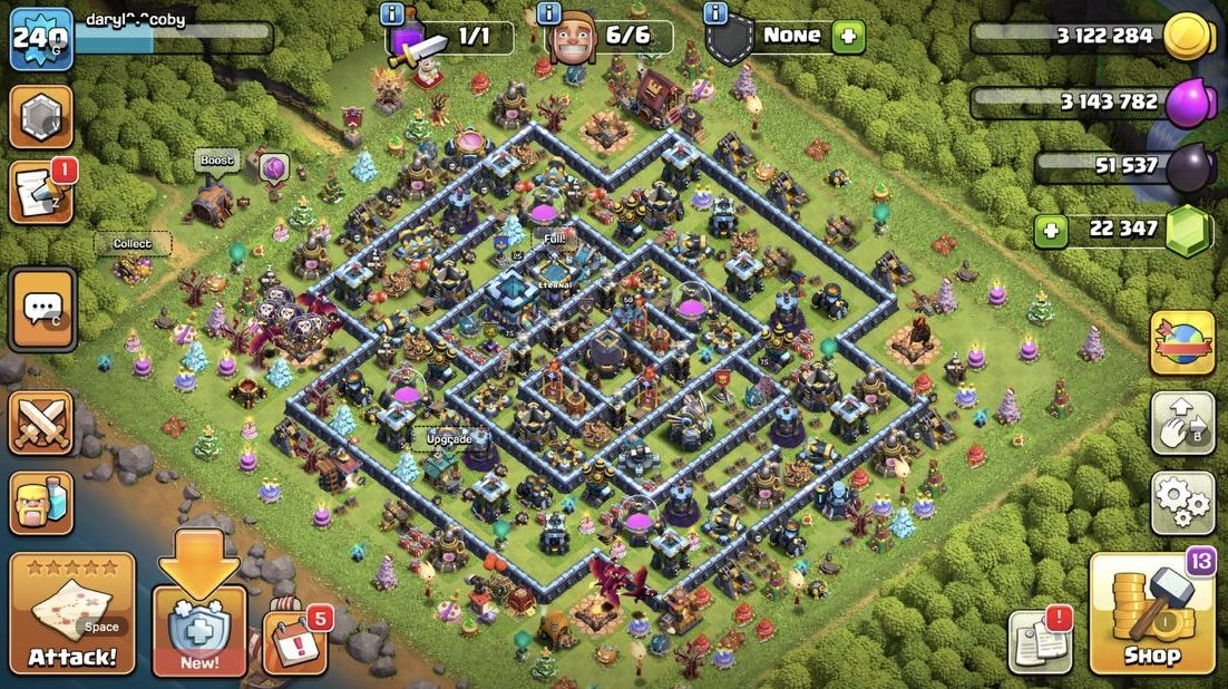 💫 MAX 95% TH 14 💫 HEROES: [79/79/47/51/30] 🔥, 14 TH Main Village, 9 TH Builder