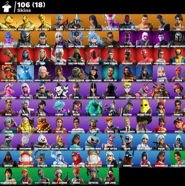 106 skins Gold Brutus | Gold Midas | Ronin | Eternal Knight mail changeable immediately, Продажа, скины 106