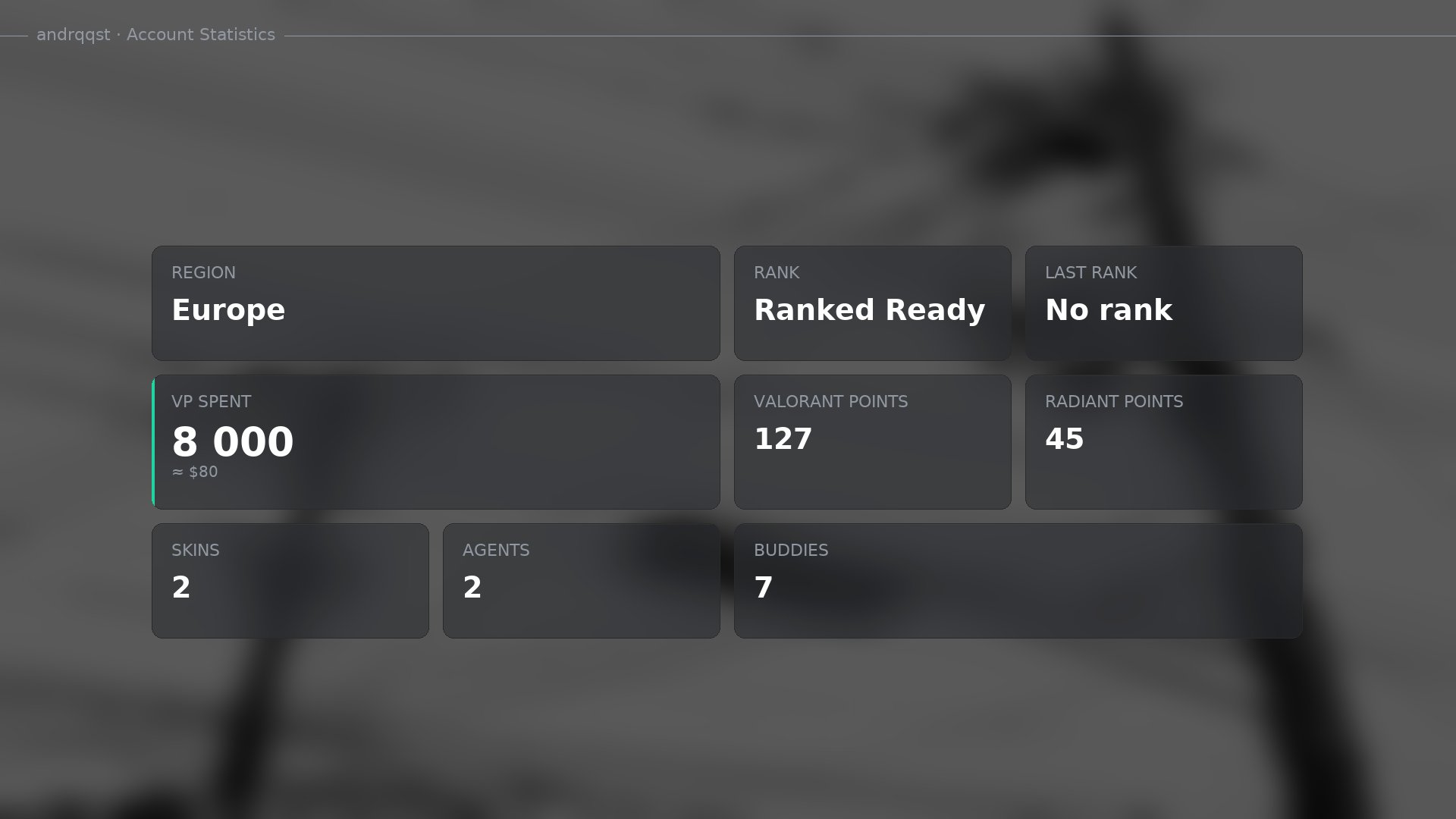 ● ⭐ 8000 VP | Celestial Fan | Glitchpop Vandal | Full Access, Sale, Ranked unlocked, Agents: 7, Skins: 2