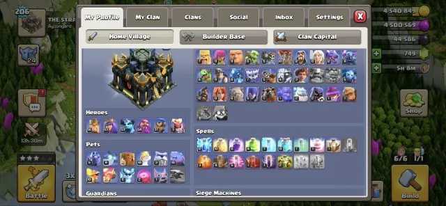 th 17 Gmail can be changed, 17 TH Home Village, 10 TH Builder Base