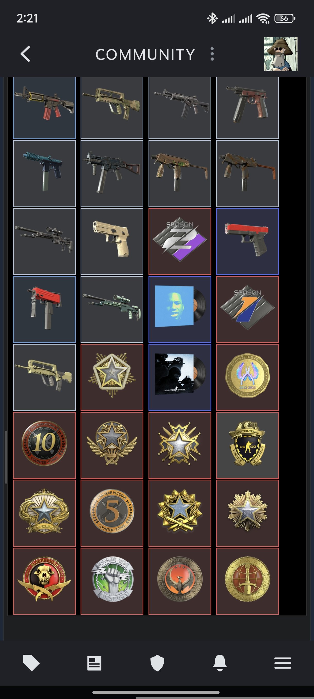 Read and translate, Sale, Empty, Yes PRIME, 16000 CS Rating, FACEIT, 2564 ELO, With registration: Yes