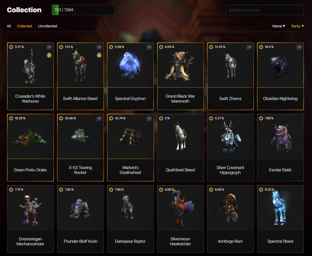 Germany ✴️Crusader's White Warhorse 0.27%rare thn scarab,Swift Alliance Steed1.51%,Tyrael's Hilt✴️, 20 level, Worgen, Warrior
