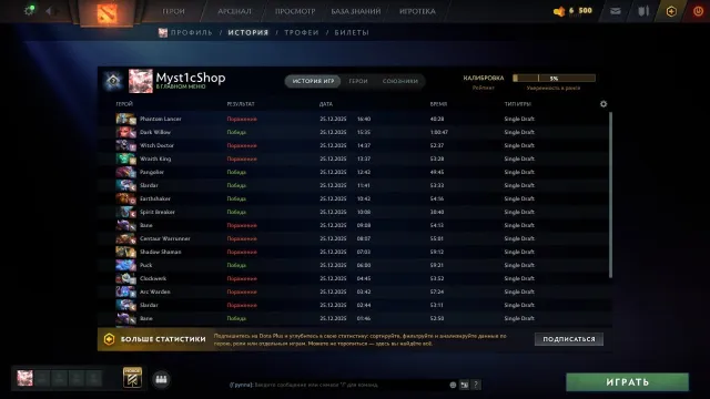 【Store】🤍🈹Selling account🈹2,900 MMR🤍🌸🤍HONOR 10,000 🈹🤍, Sale, 2900 MMR, 10000 honor, 136 matches