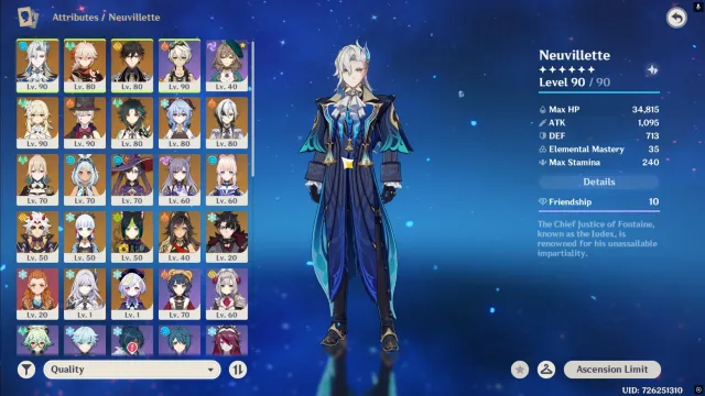 Selling my main Genshin Impact account AR 57 mail linked , any platform, lumine, Любая платформа, Почта привязана, Люмин, Прокачанный, AR 57, Ивент 15, Стандарт 5