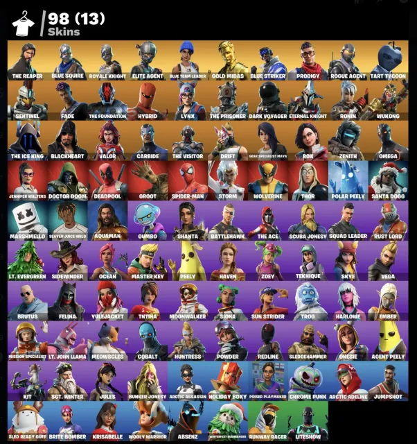 Take The L | Email Change | The Reaper | Account is fully yours | Full Access | Warranty, Sale, 98 Skins