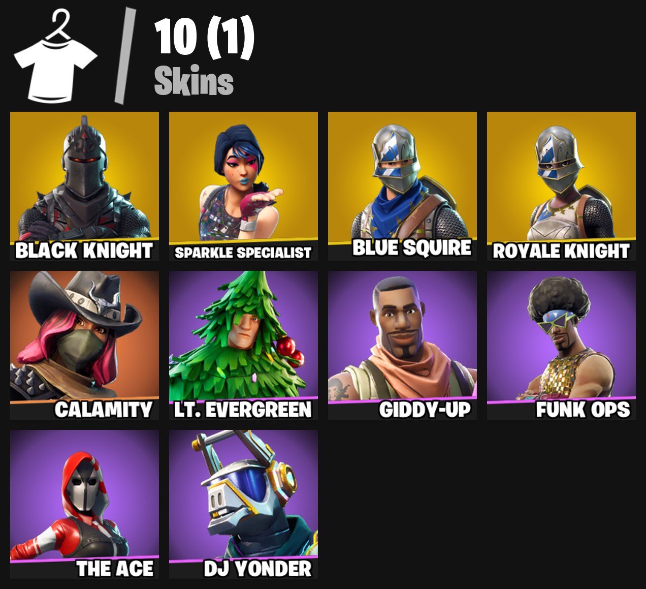💀 BLACK KNIGHT // SPARKLE SPECIALIST / BLUE SQUIRE / ROYALE KNIGHT // 10 SKINS // PC-XBOX-PSN 💀, Sale, skins 10